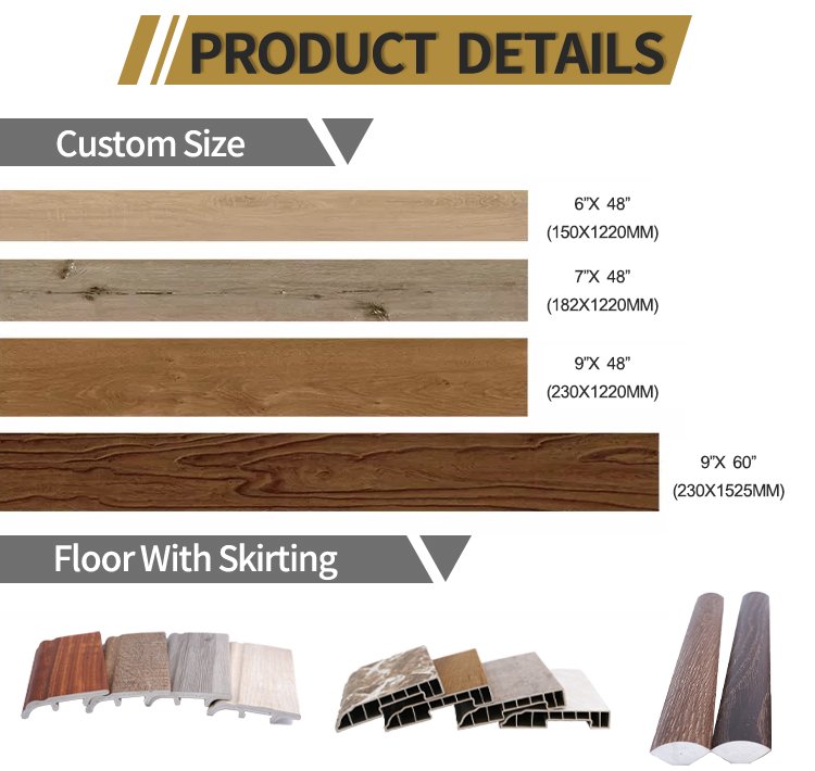 1220*230mm Office Building Composite SPC Core Floor thumbnail 10