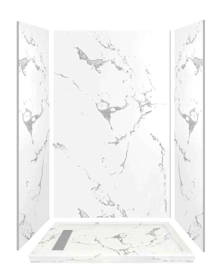 Commercial Grade Continuous Vein SPC Bathroom Cladding Complete Set with Trims thumbnail 10