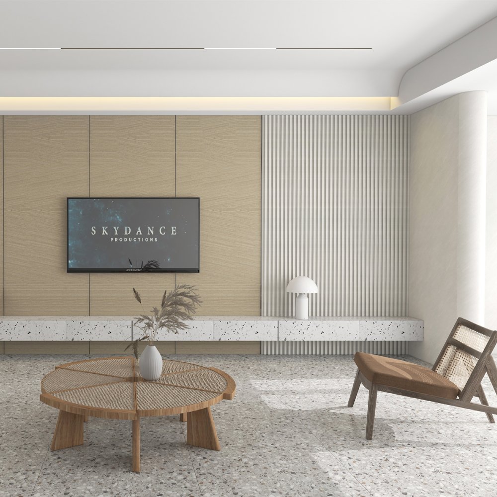 Yinli tech wood-Wabi-sabi living room