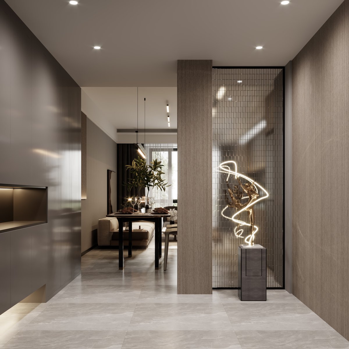 Eco-Friendly Composite WPC Wall Panel with Wood Texture