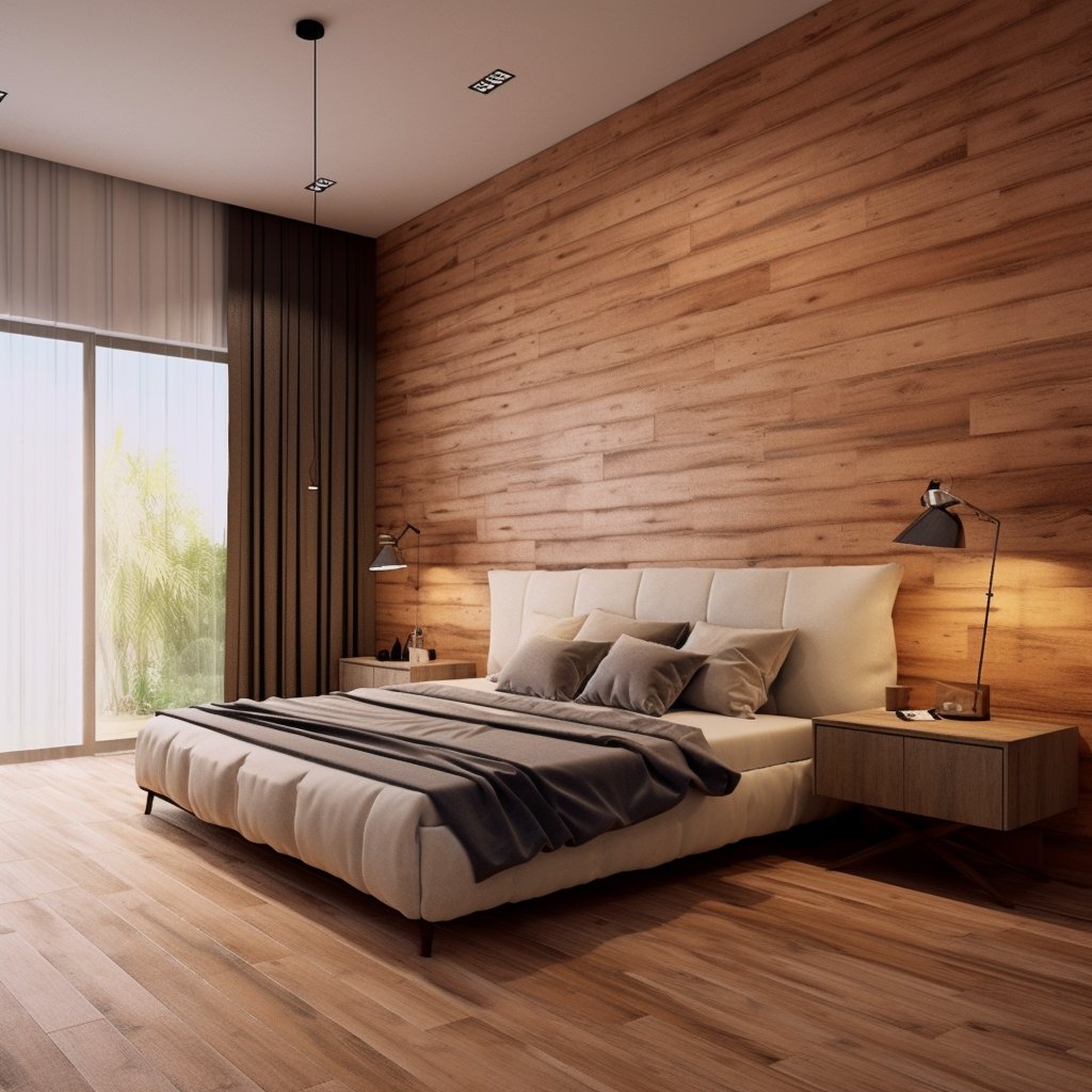 PVC WPC Wood Cladding Interior Decor Wall Panel thumbnail 2