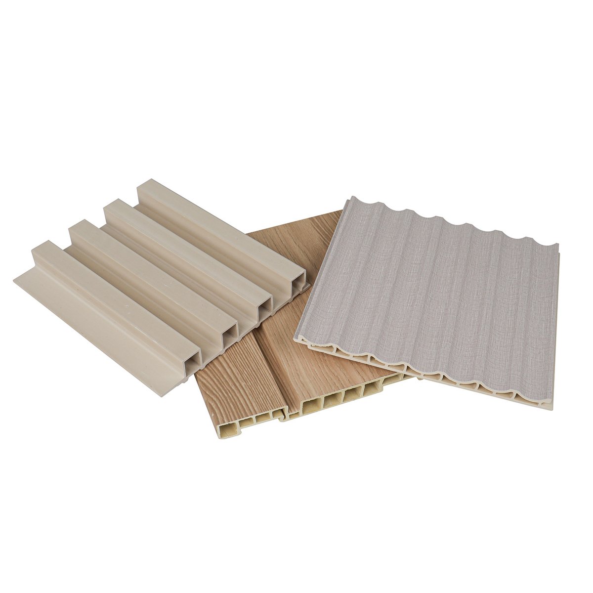 TV Background PVC Fire Resistance WPC Wall Panel thumbnail 2
